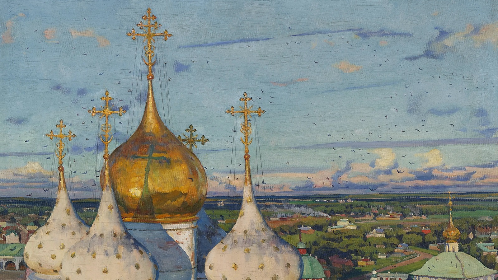 Монастыри России на полотнах русских художников
