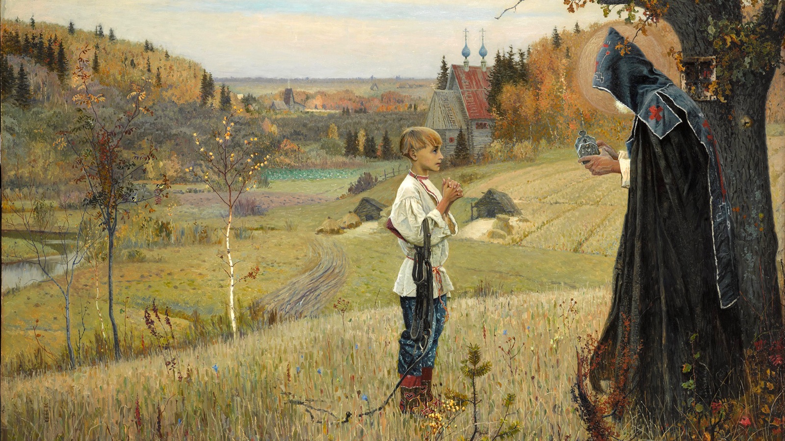 Выставка картин о преподобном Сергии Радонежском