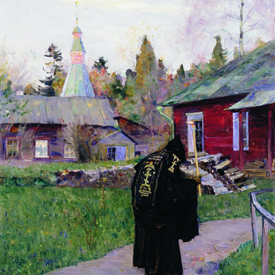 Монашеская жизнь в картинах русских художников